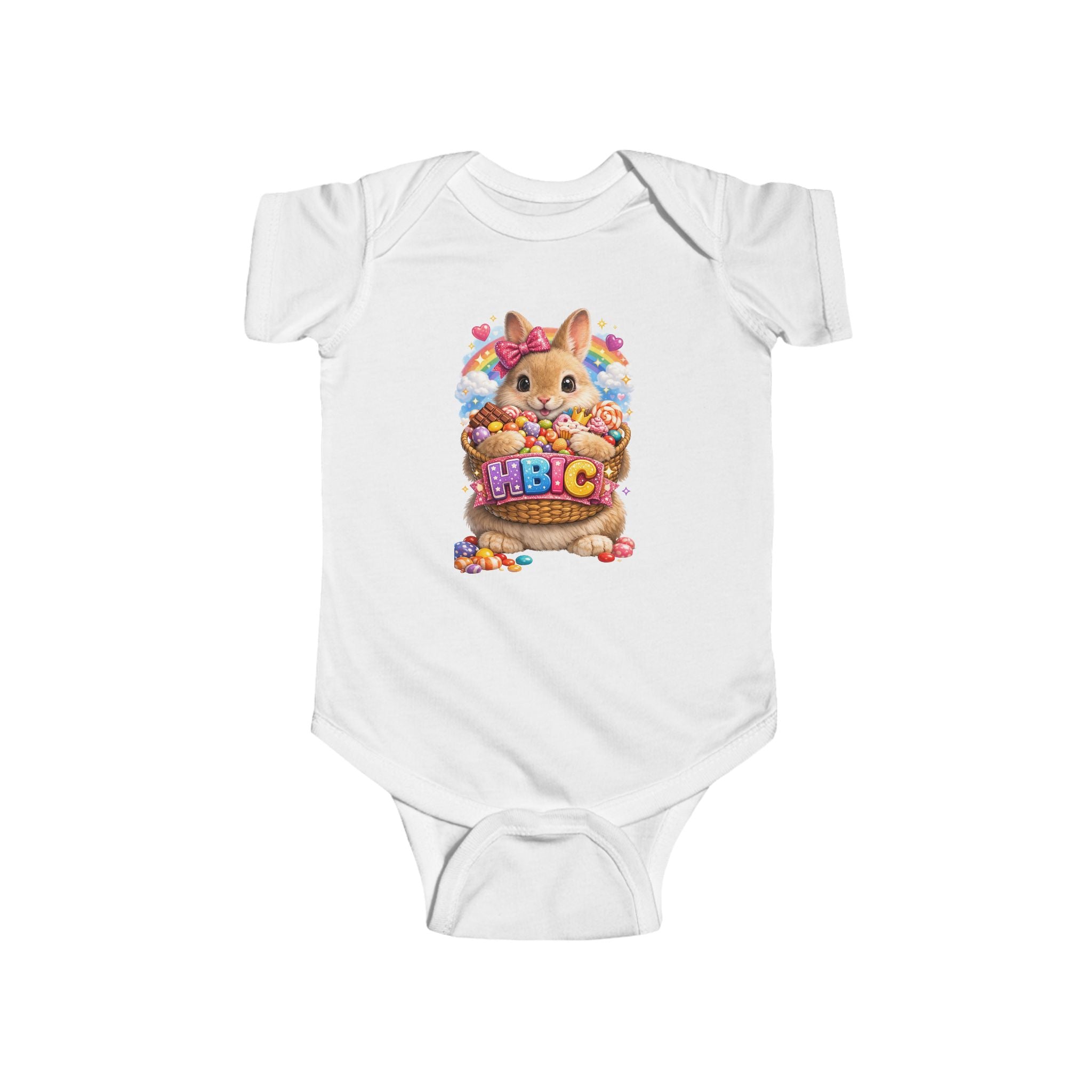 Baby Girl Easter Onesie | Newborn to 24M Easter Outfit | Spring Bunny Onesie | Infant Girl Easter Top