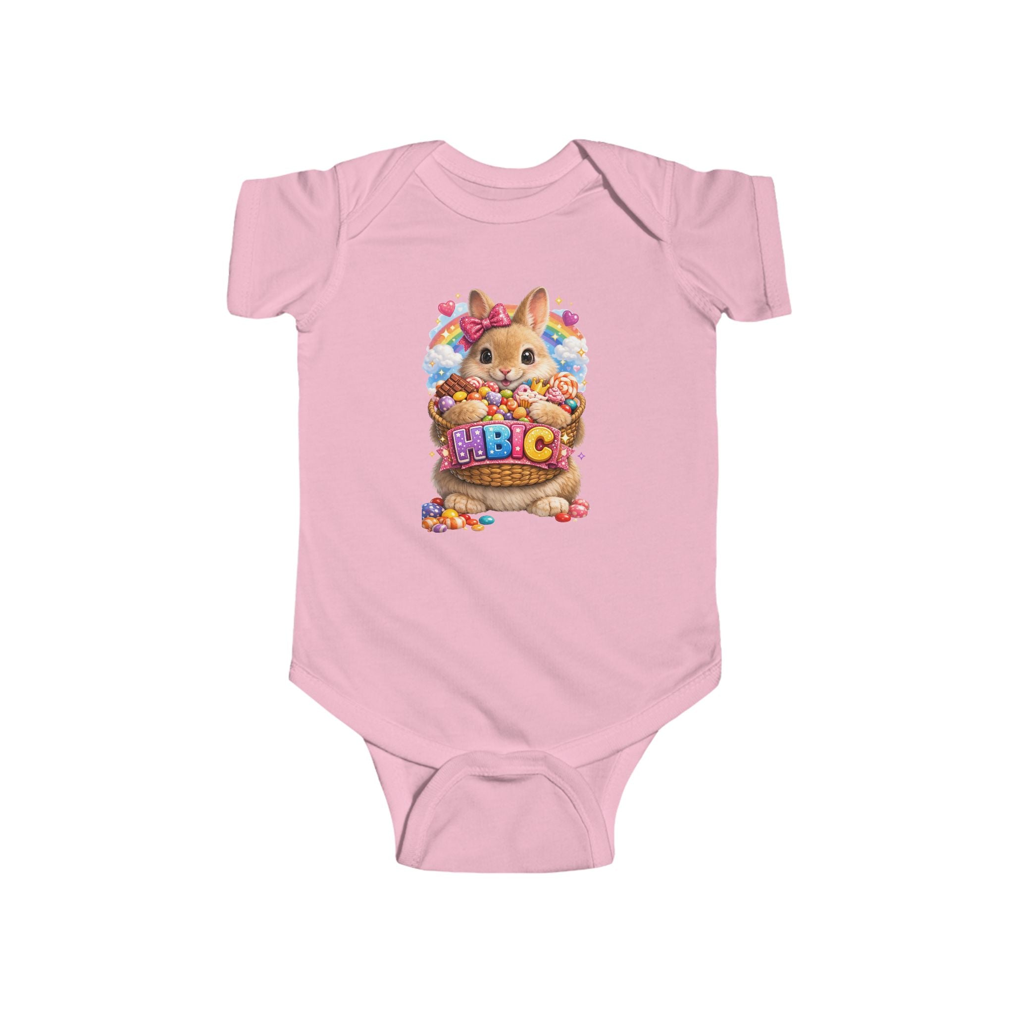 Baby Girl Easter Onesie | Newborn to 24M Easter Outfit | Spring Bunny Onesie | Infant Girl Easter Top