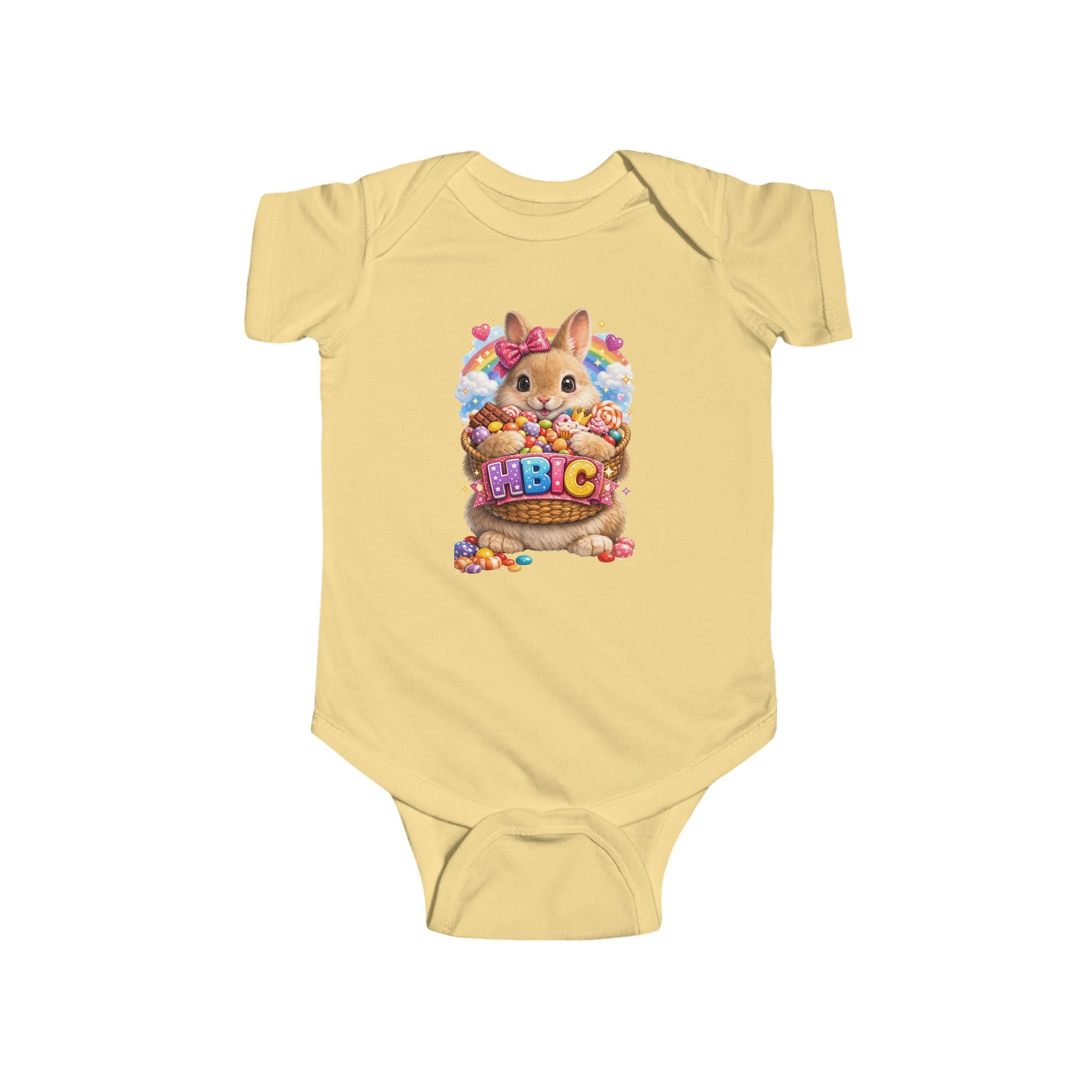 Baby Girl Easter Onesie | Newborn to 24M Easter Outfit | Spring Bunny Onesie | Infant Girl Easter Top
