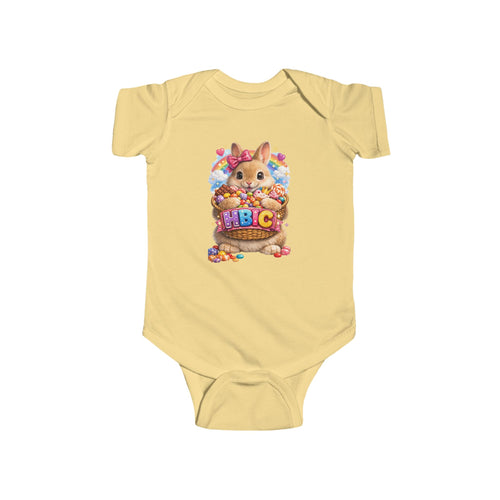 Baby Girl Easter Onesie | Newborn to 24M Easter Outfit | Spring Bunny Onesie | Infant Girl Easter Top