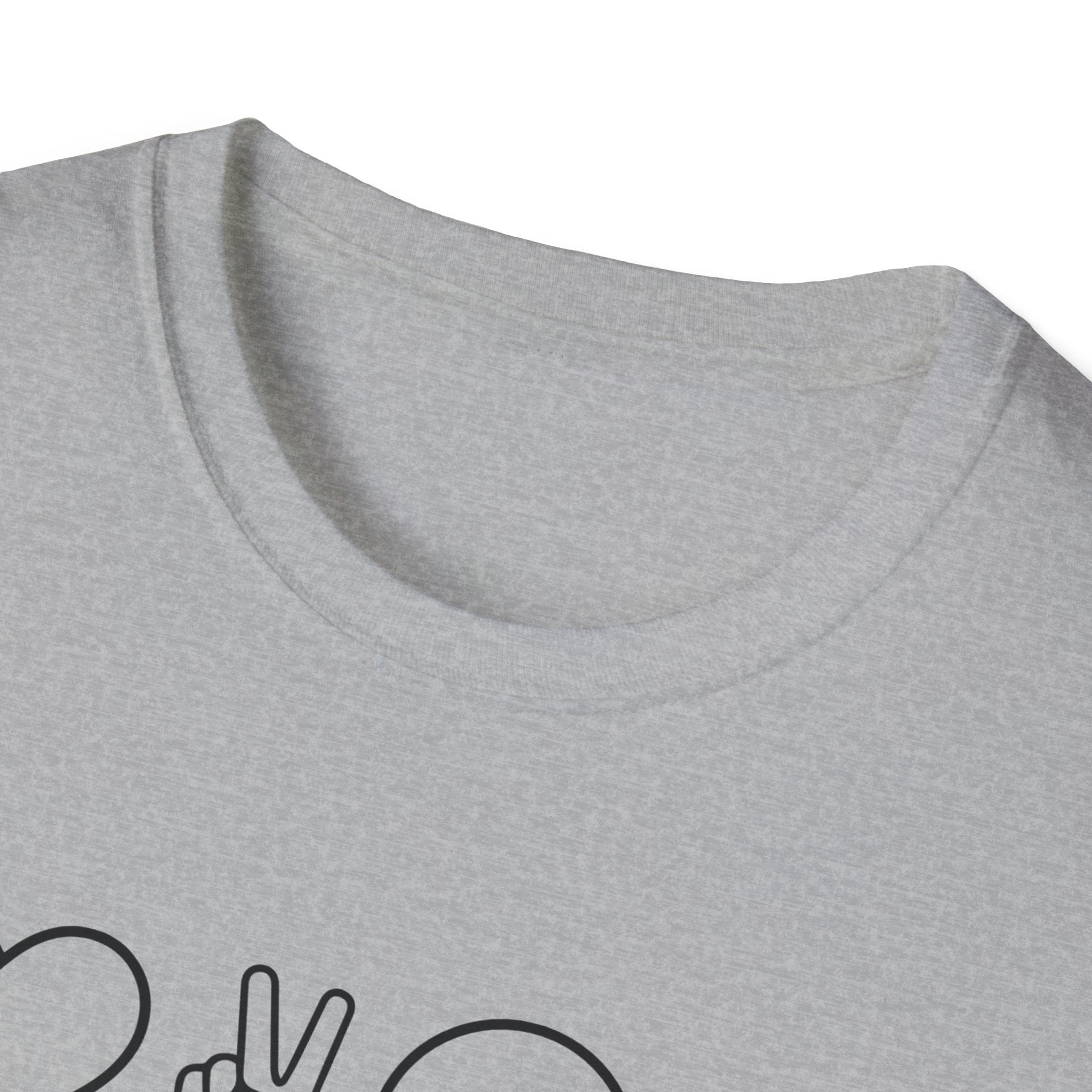 Peace Love Pray Minimal Emoji T‑Shirt — Heart, Peace, Smile, Praying Hands Graphic Tee