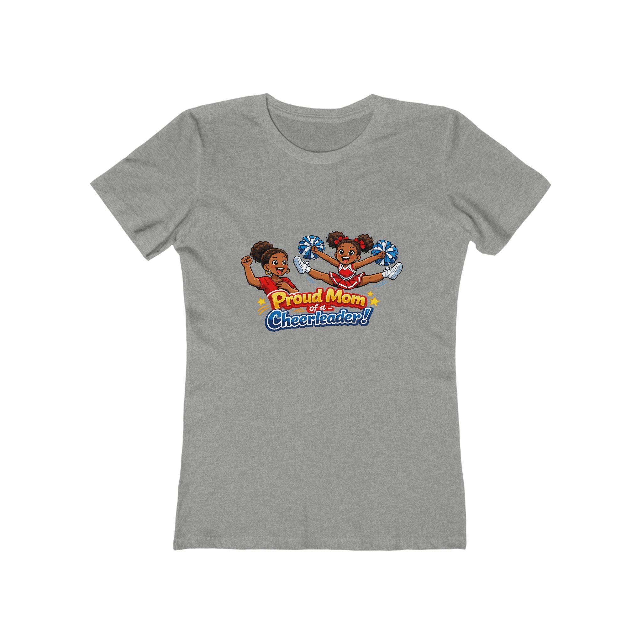 Proud Mom Cheerleader T-Shirt — "Proud Mom of a Cheerleader" Graphic Tee