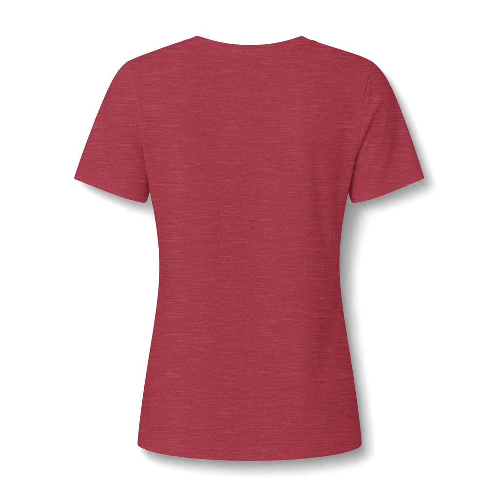 Women’s Relaxed Heather CVC V-Neck Tee
