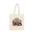 Our Survival Tote Bag – Retro Camping & Emergency Gear Canvas Tote