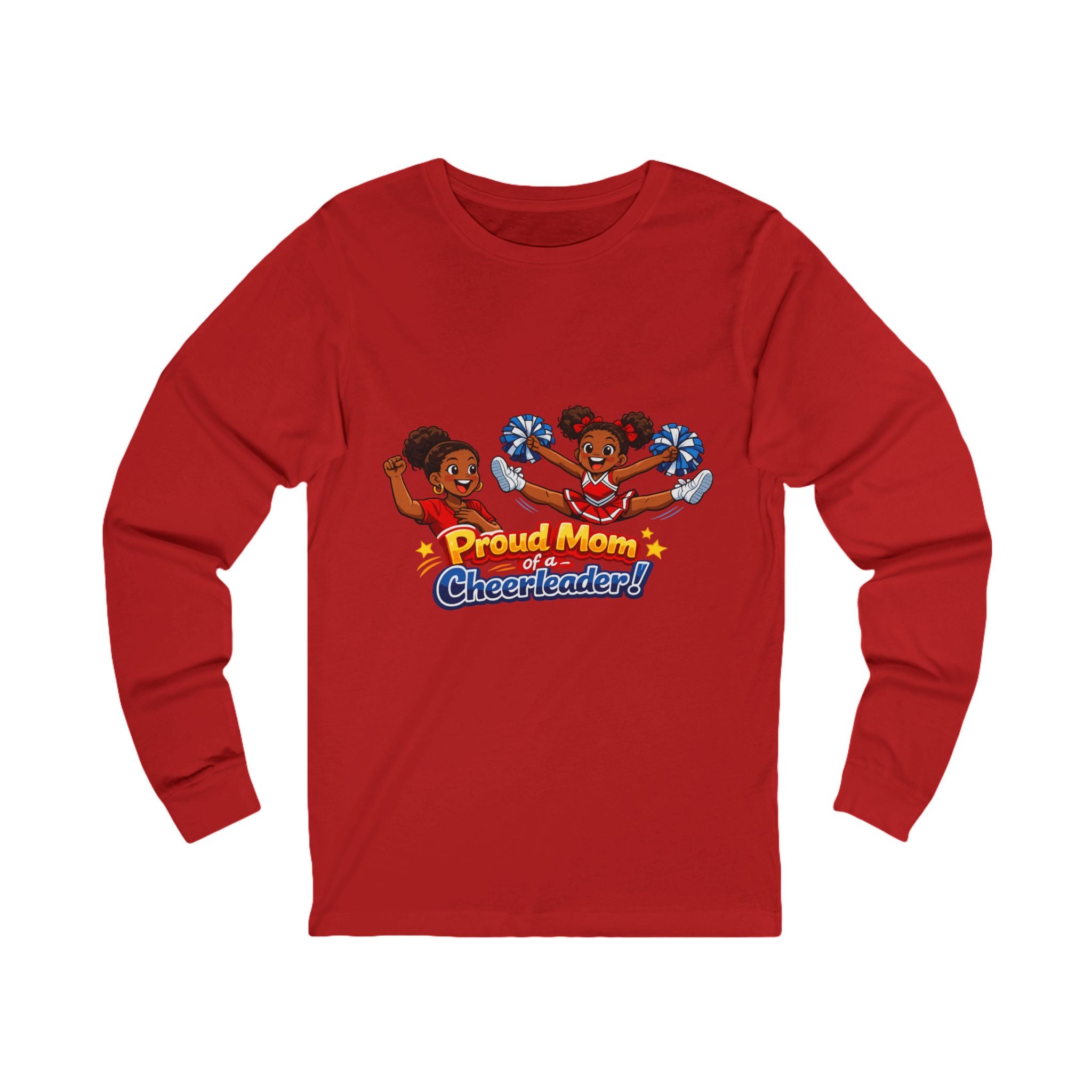 Proud Mom of a Cheerleader Long Sleeve Tee