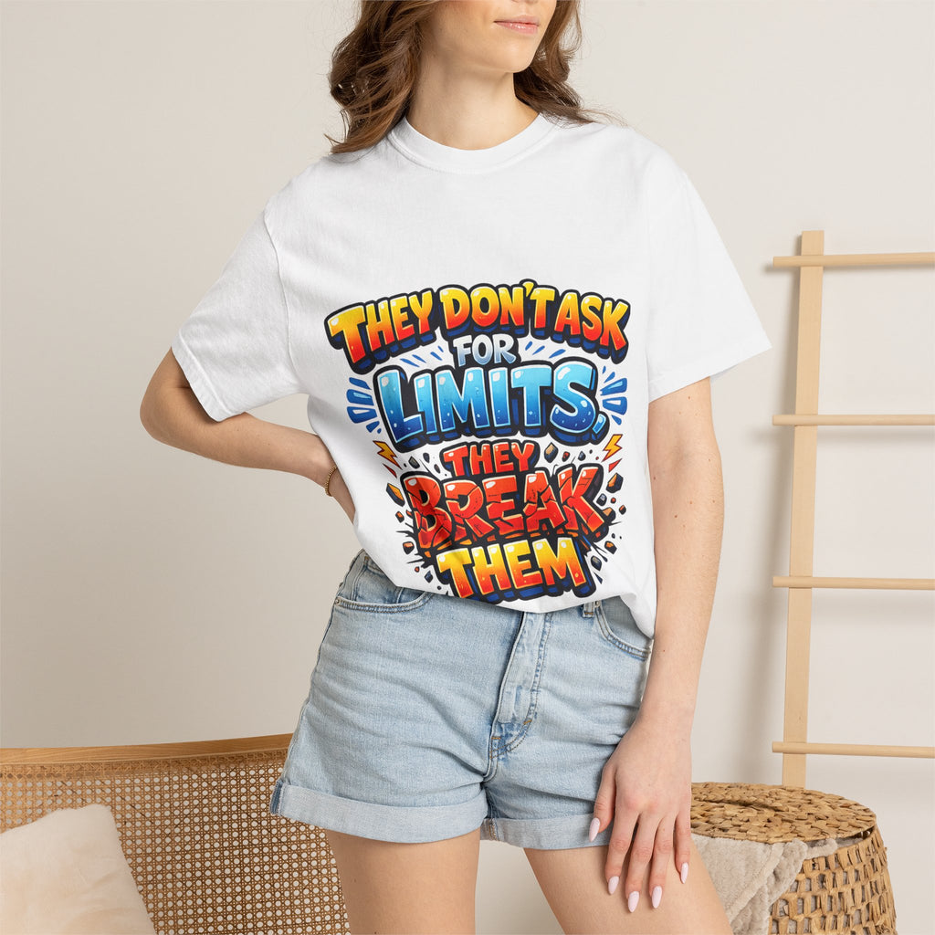 They Don't Ask For Limits They Break Them T-shirt | Motivational Graphic Tee