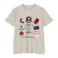 Hockey Dad T‑Shirt – "Saturdays & Sundays My Survival" Skate Gear Tee