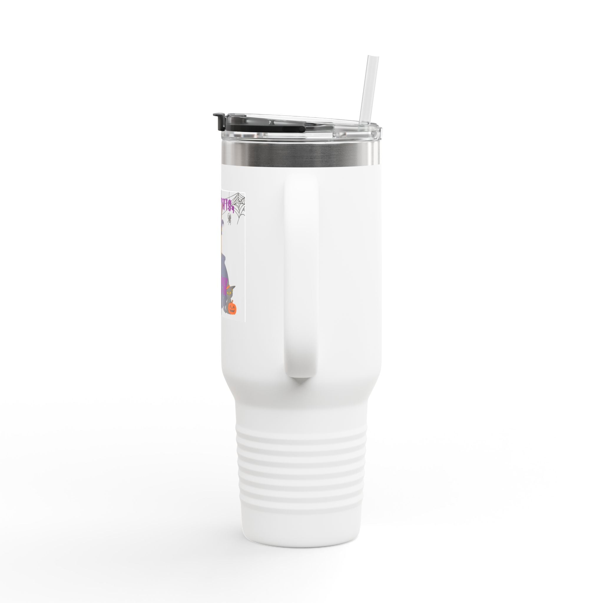 40oz Insulated Travel Mug — 'You Got This Witch' Halloween Cauldron Design