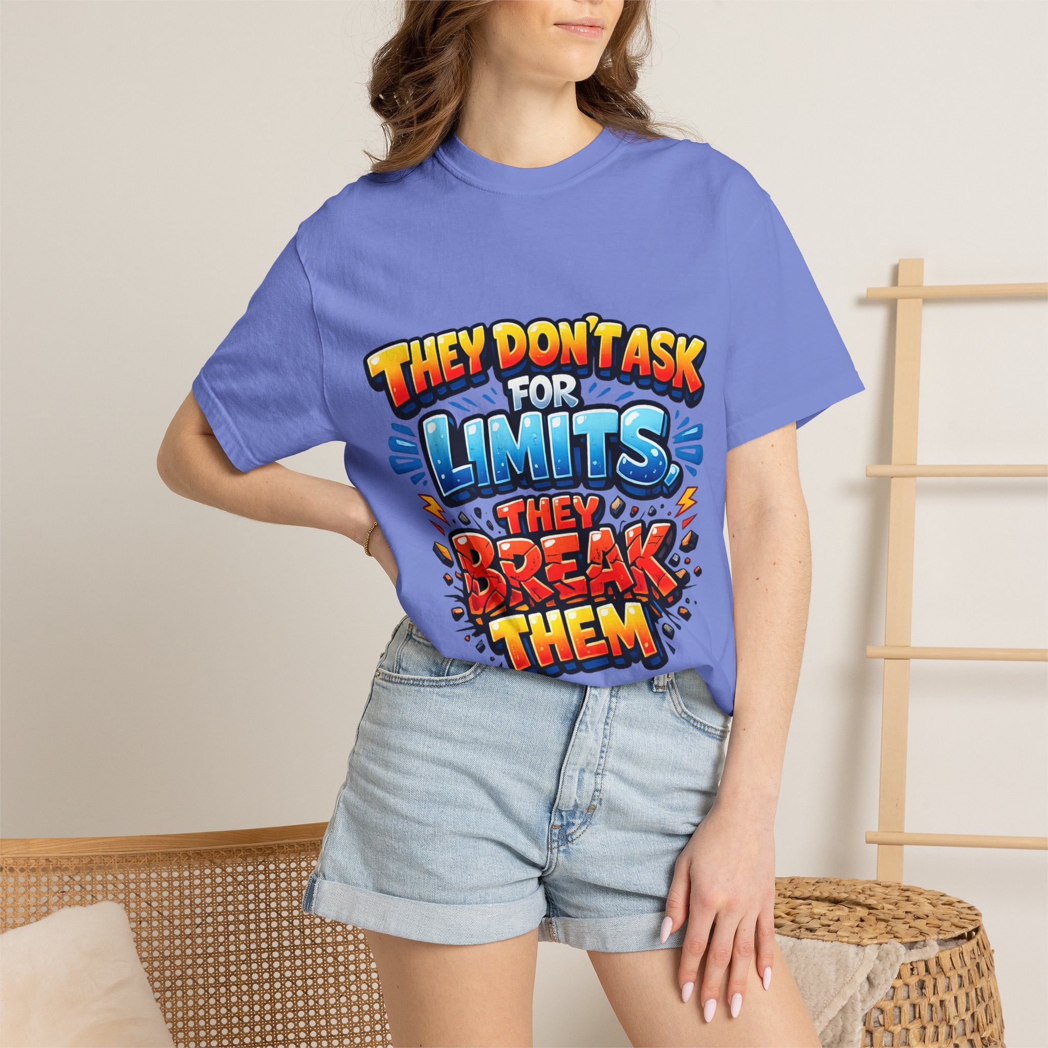 They Don't Ask For Limits They Break Them T-shirt | Motivational Graphic Tee