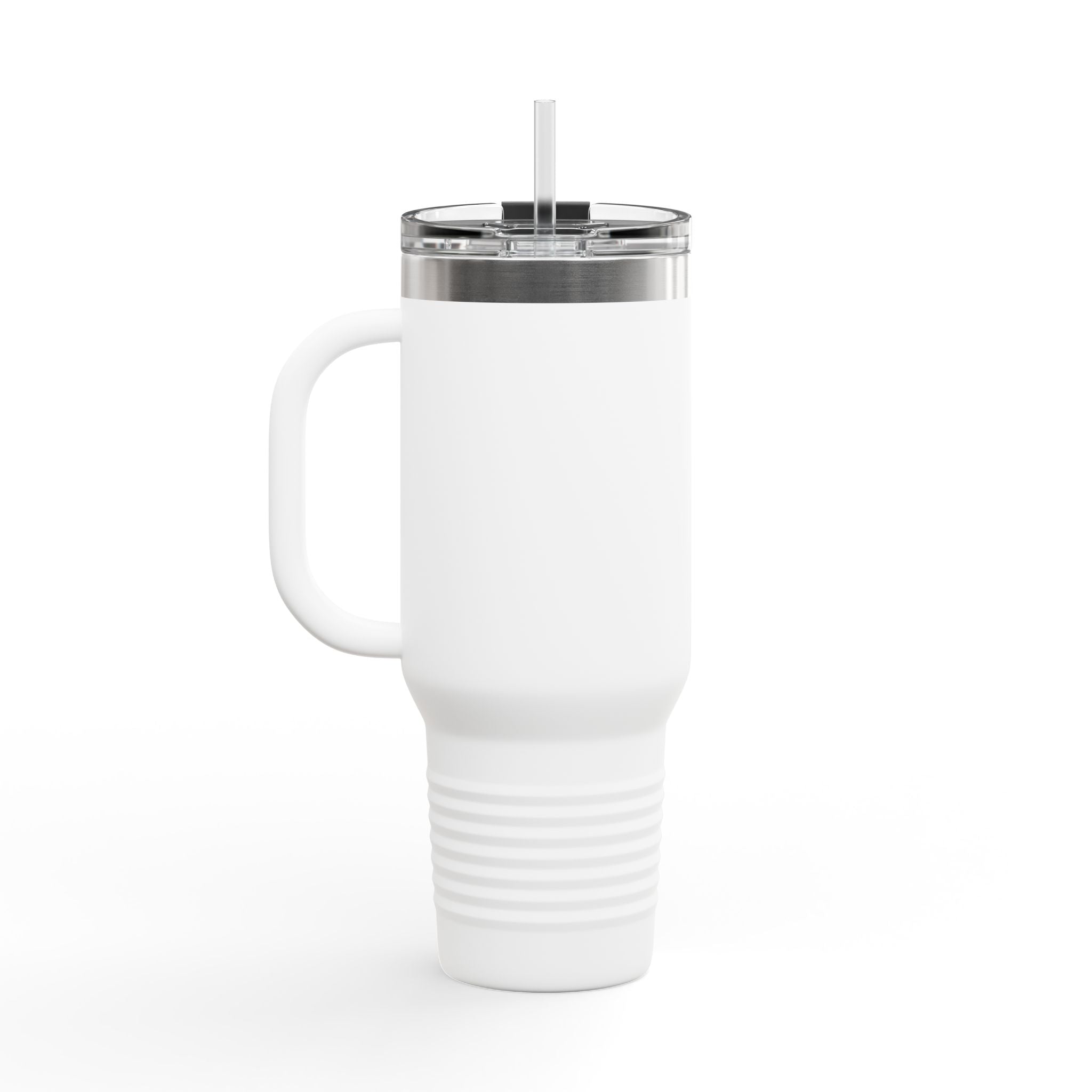 40oz Insulated Travel Mug — 'Puck Witch' Hockey Graphic Stainless Tumbler