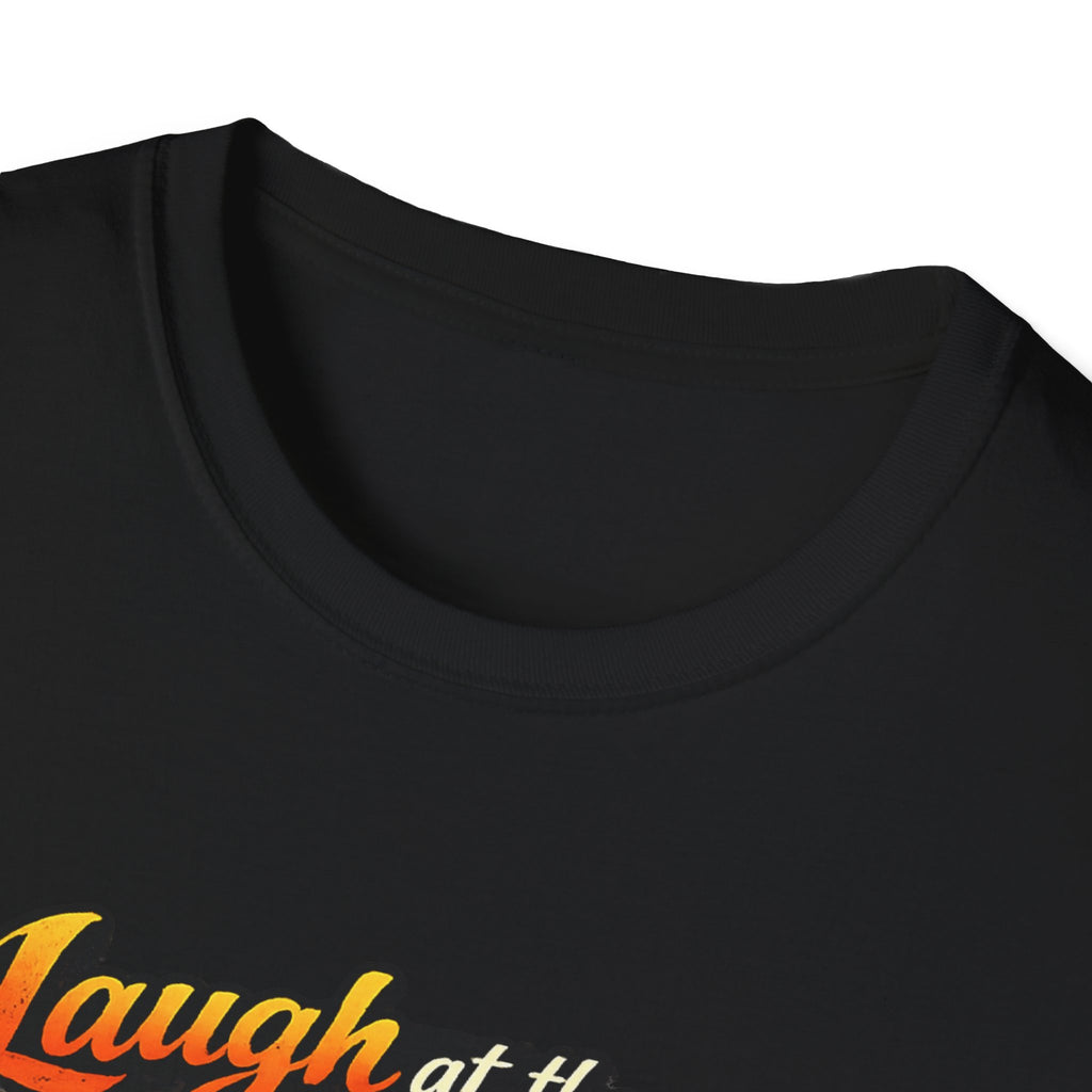 Laugh at the Chaos Sunset Road Trip T-Shirt — "Chase the Sunrise" Adventure Tee