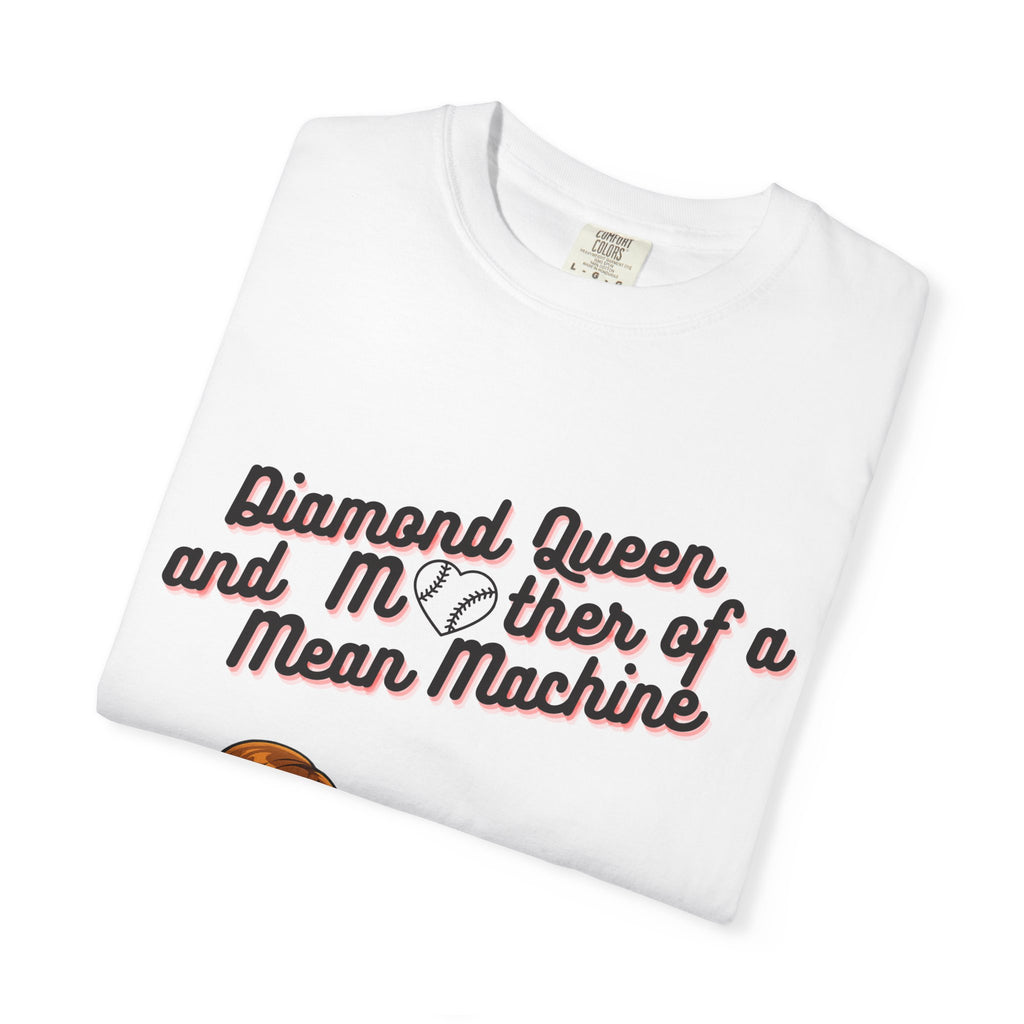 Diamond Queen & Mother of a Mean Machine T-Shirt — Mom and Daughter High-Five Graphic Tee