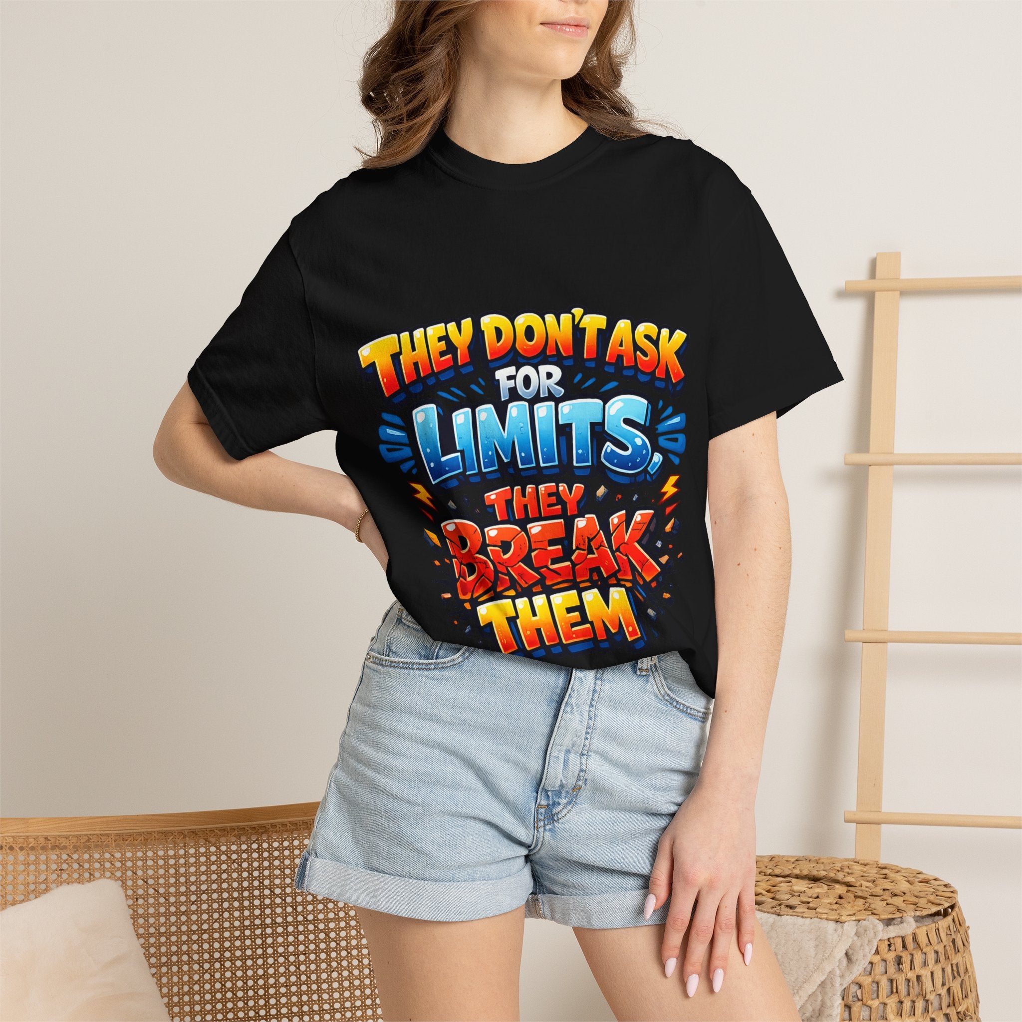 They Don't Ask For Limits They Break Them T-shirt | Motivational Graphic Tee