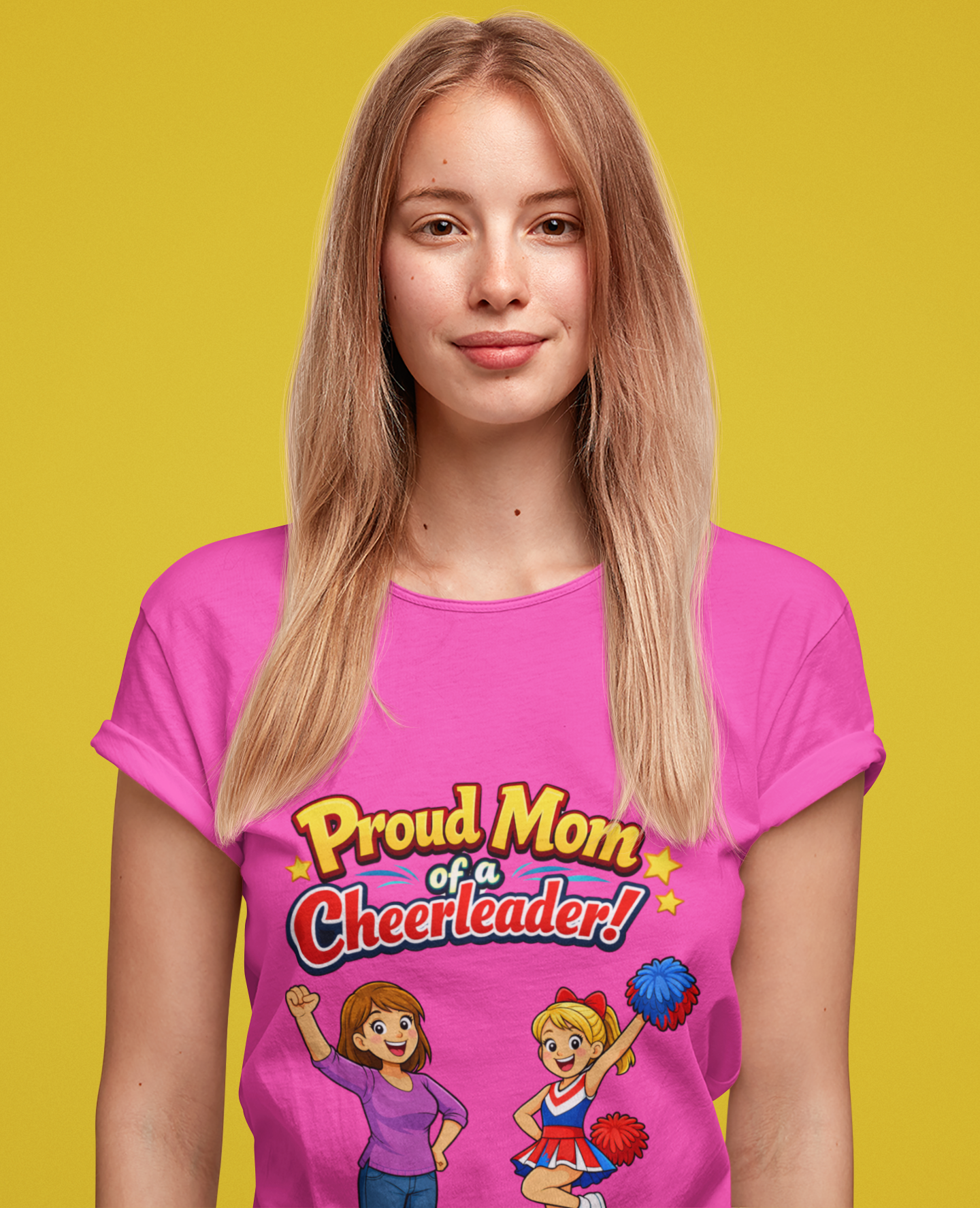 Proud Mom of a Cheerleader T-Shirt