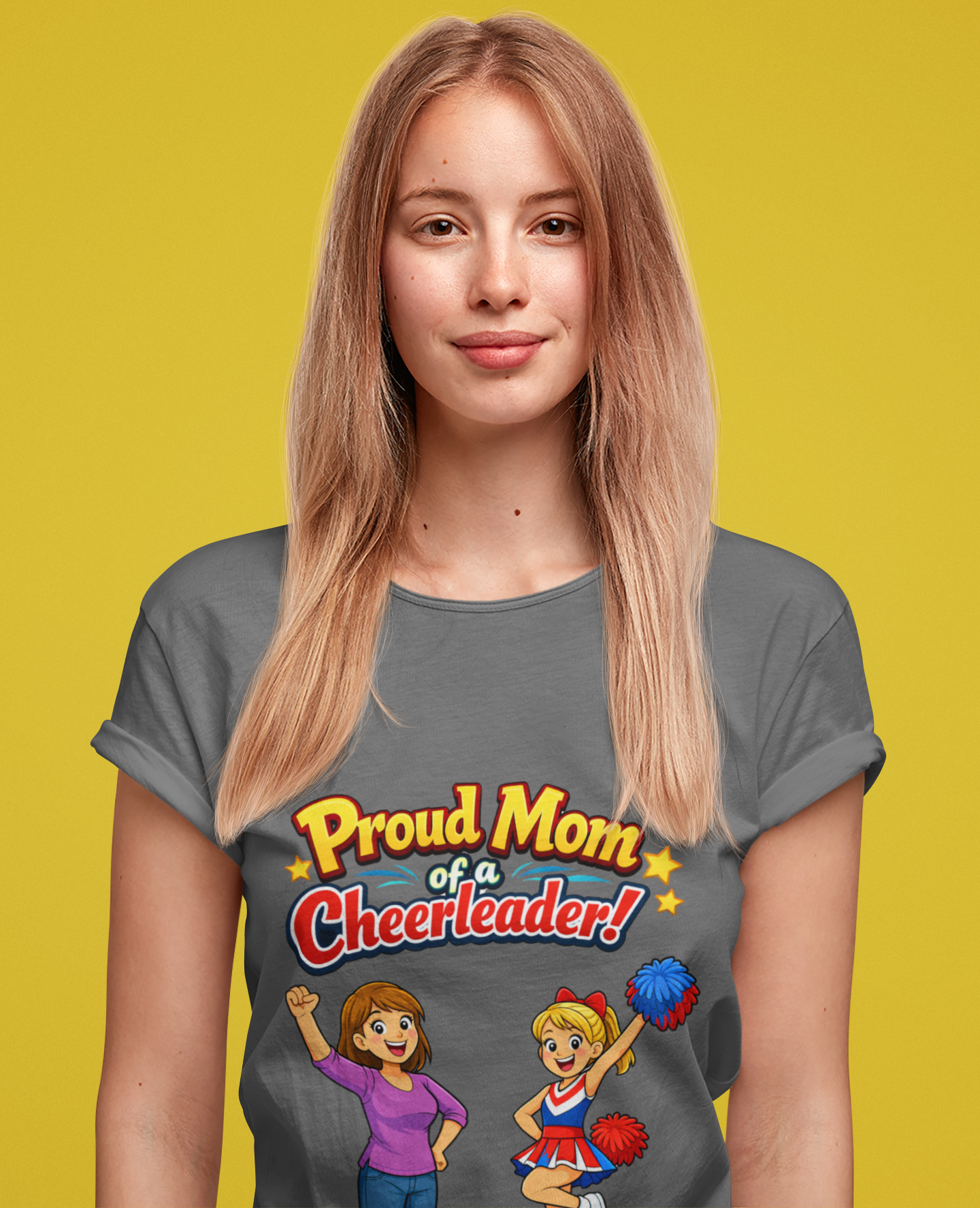 Proud Mom of a Cheerleader T-Shirt