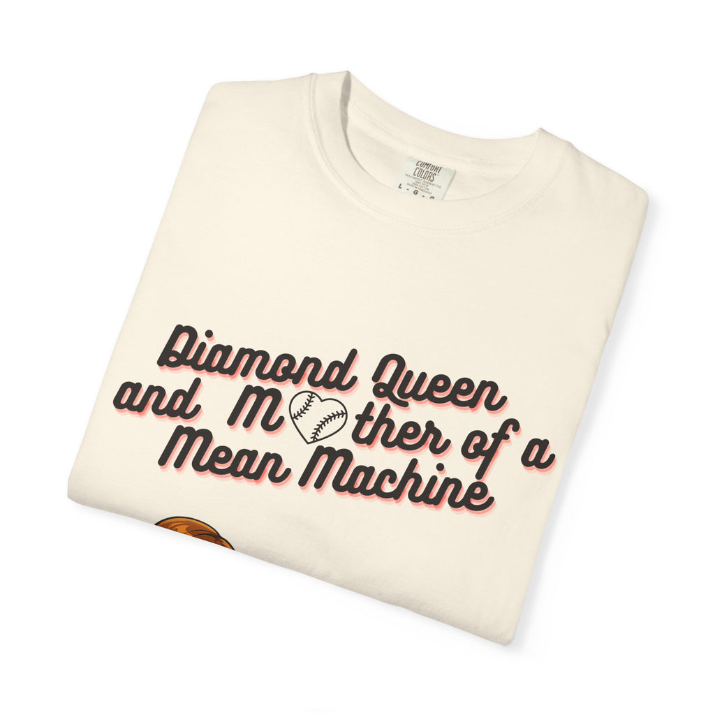 Diamond Queen & Mother of a Mean Machine T-Shirt — Mom and Daughter High-Five Graphic Tee