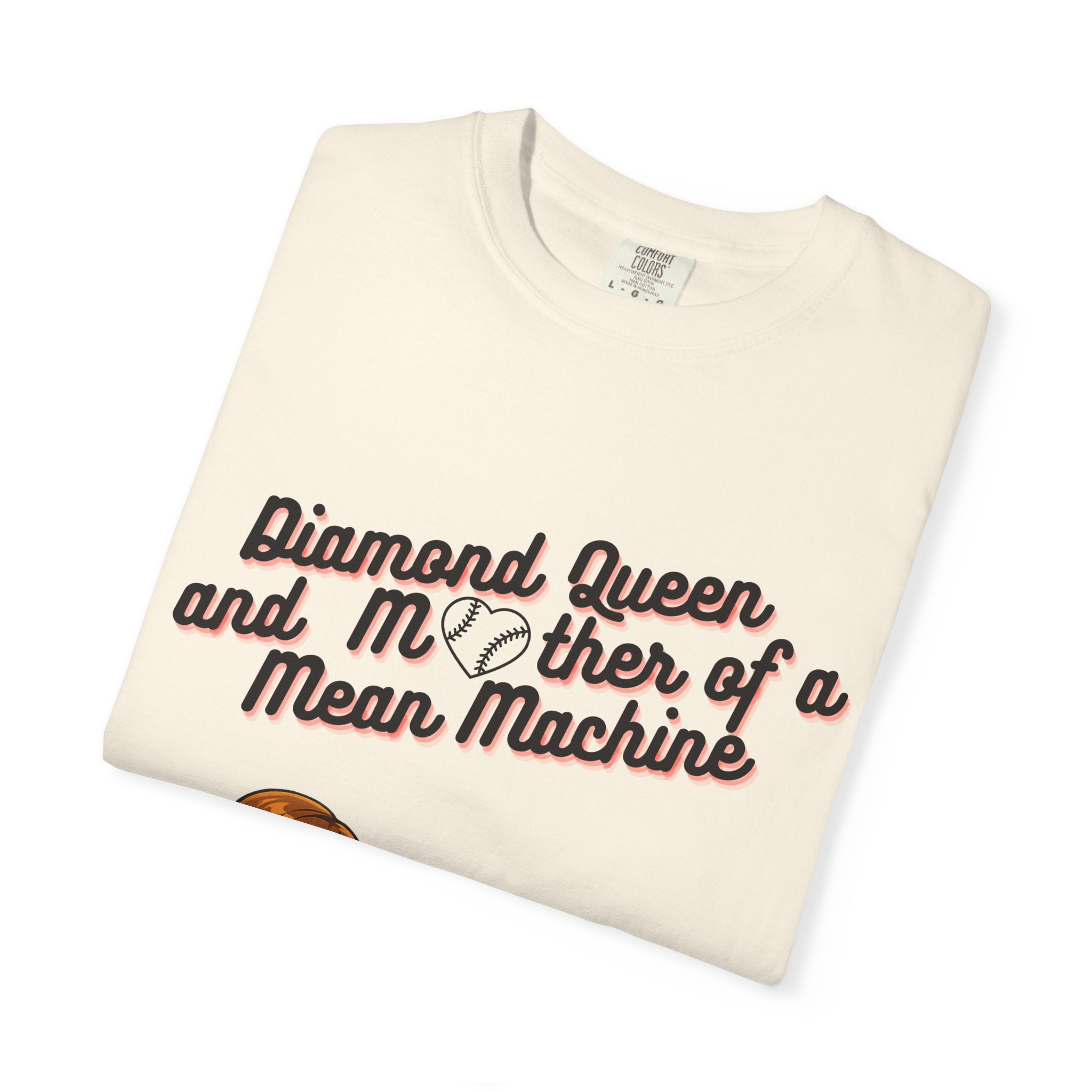 Diamond Queen & Mother of a Mean Machine T-Shirt — Mom and Daughter High-Five Graphic Tee