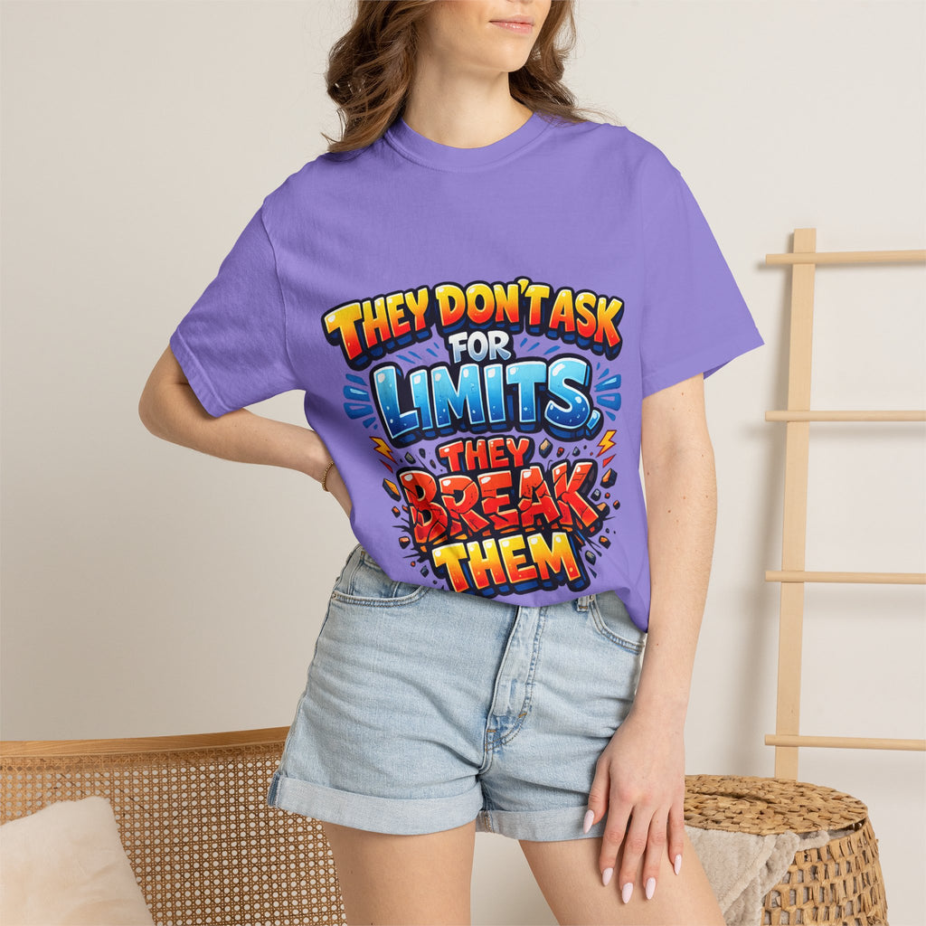 They Don't Ask For Limits They Break Them T-shirt | Motivational Graphic Tee