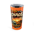 Laugh at the Chaos 20oz Tumbler — Sunrise VW Van Camping Travel Mug