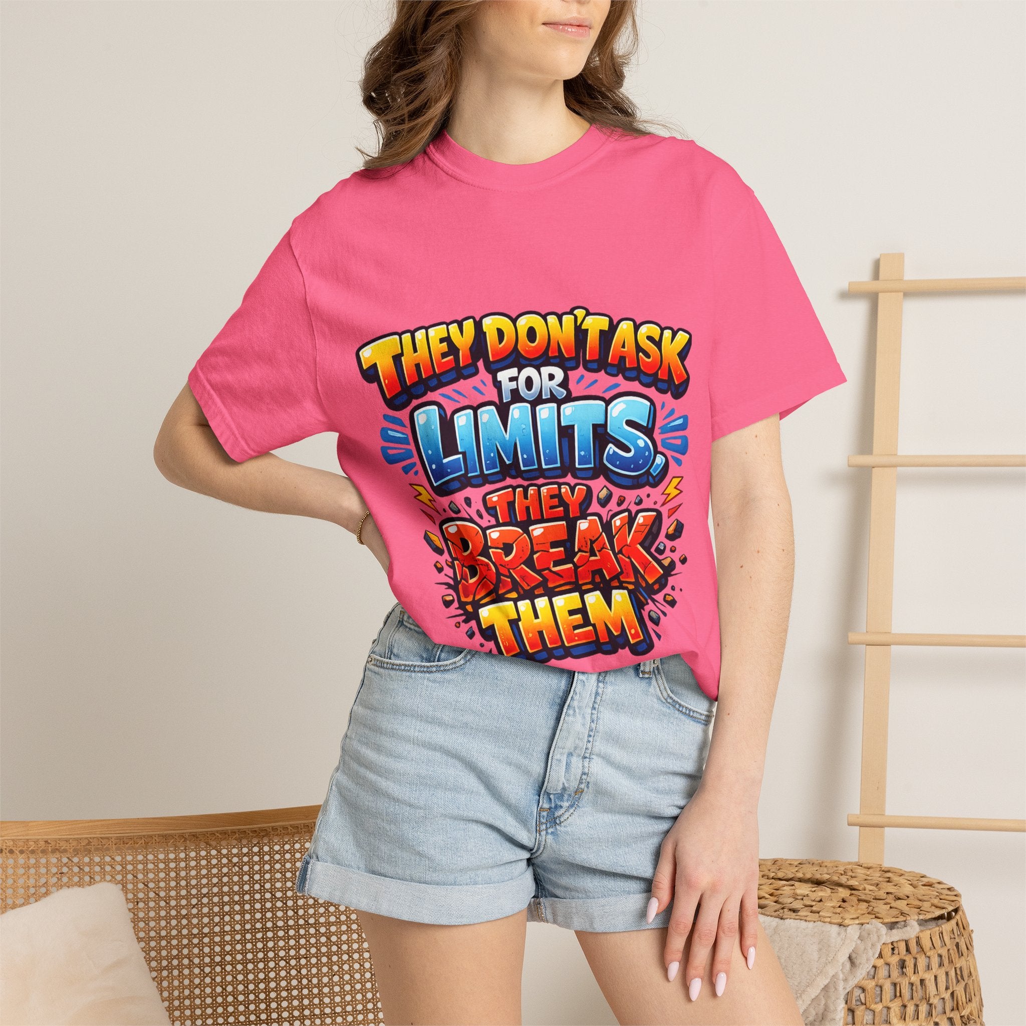 They Don't Ask For Limits They Break Them T-shirt | Motivational Graphic Tee