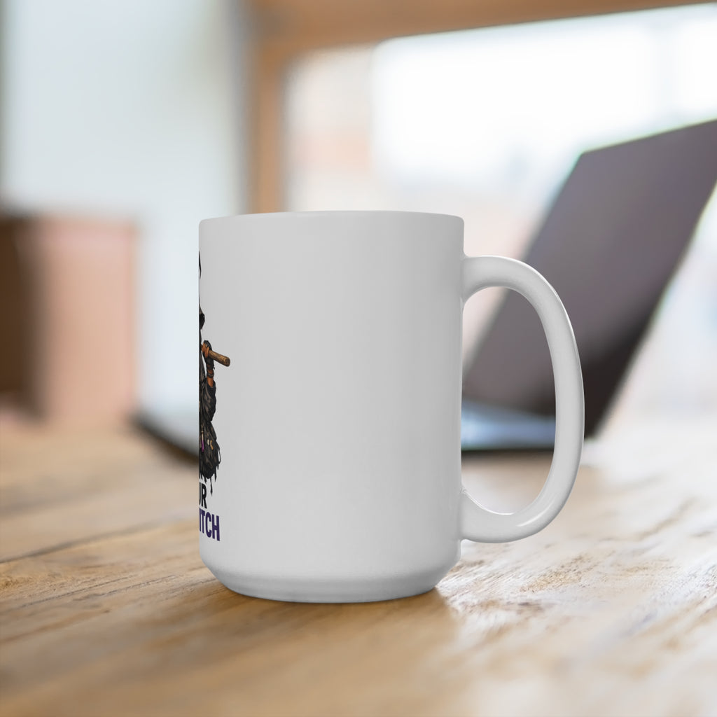 Mug — "Not Your Average Witch" Black Witch 15oz Coffee Mug