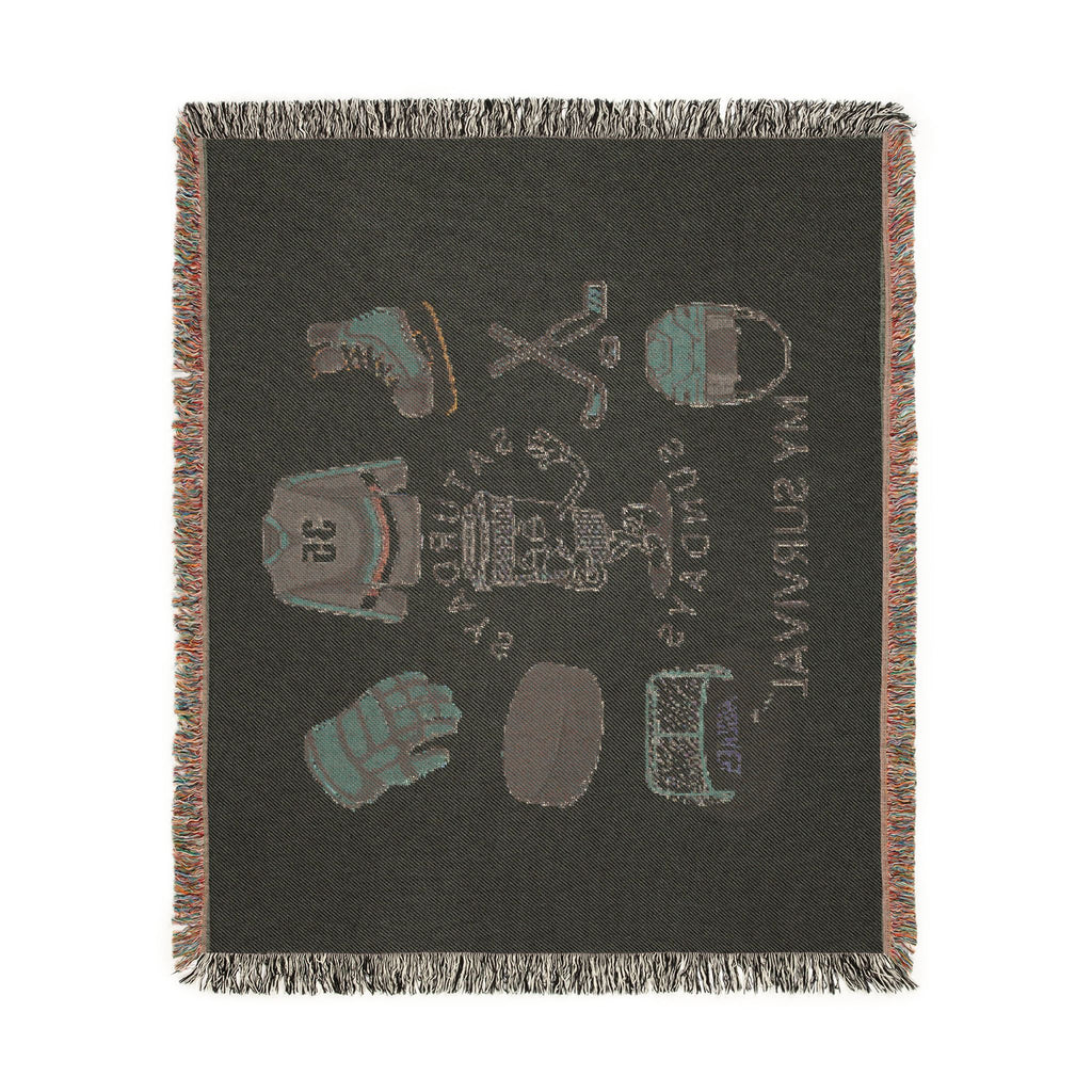 Hockey Survival Woven Blanket — Game Day Sports Throw