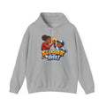 Baseball Hoodie — "Slugger on the Rise!" Kids High-Five Design