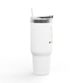 40oz Insulated Travel Mug — 'Puck Witch' Hockey Graphic Stainless Tumbler