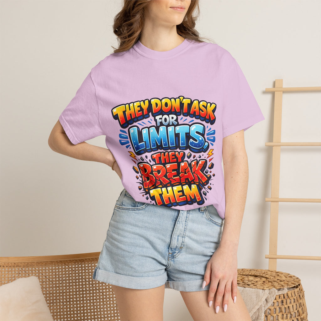 They Don't Ask For Limits They Break Them T-shirt | Motivational Graphic Tee