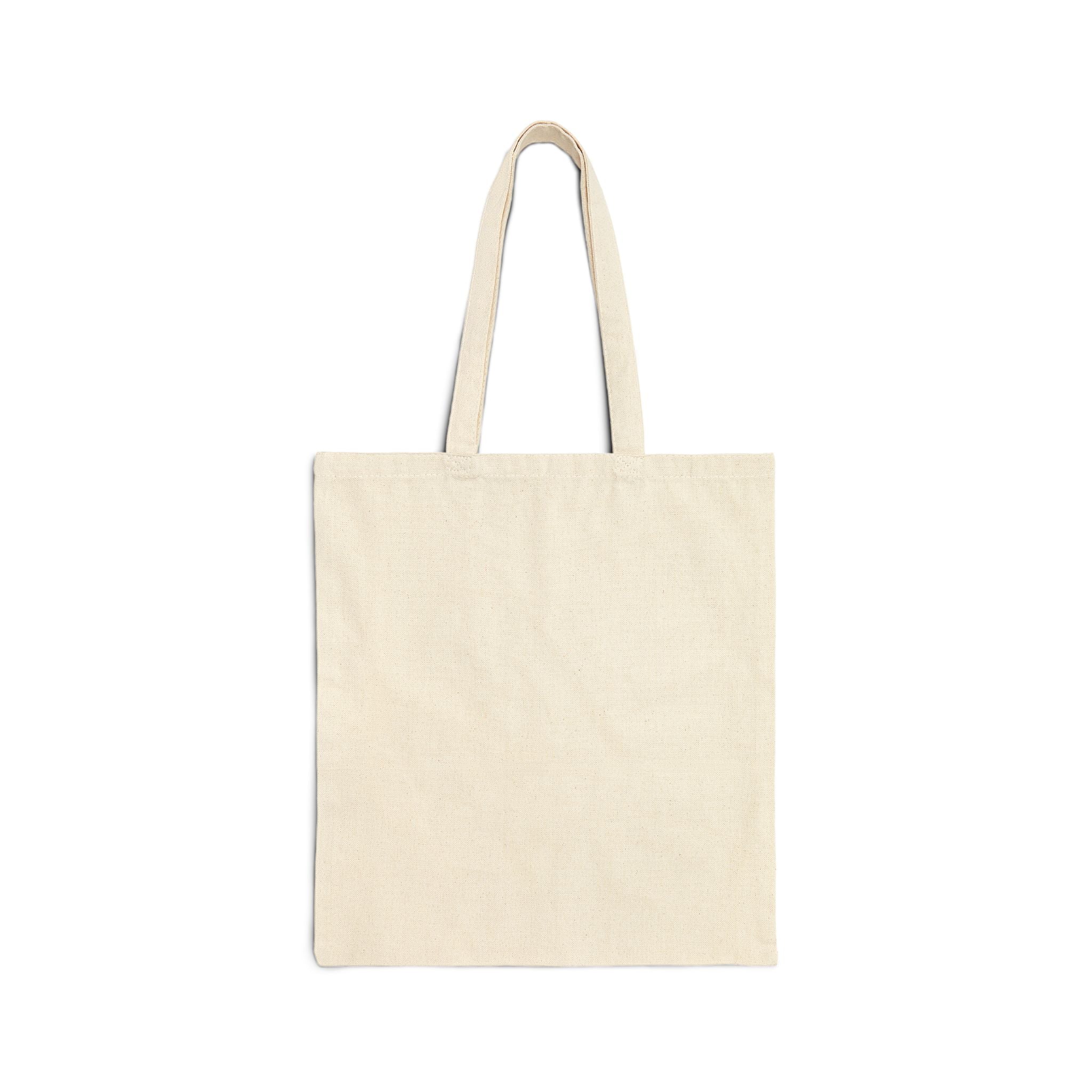 Tote Bag — "Not Your Average Wit" Witch Illustration Cotton Canvas Tote