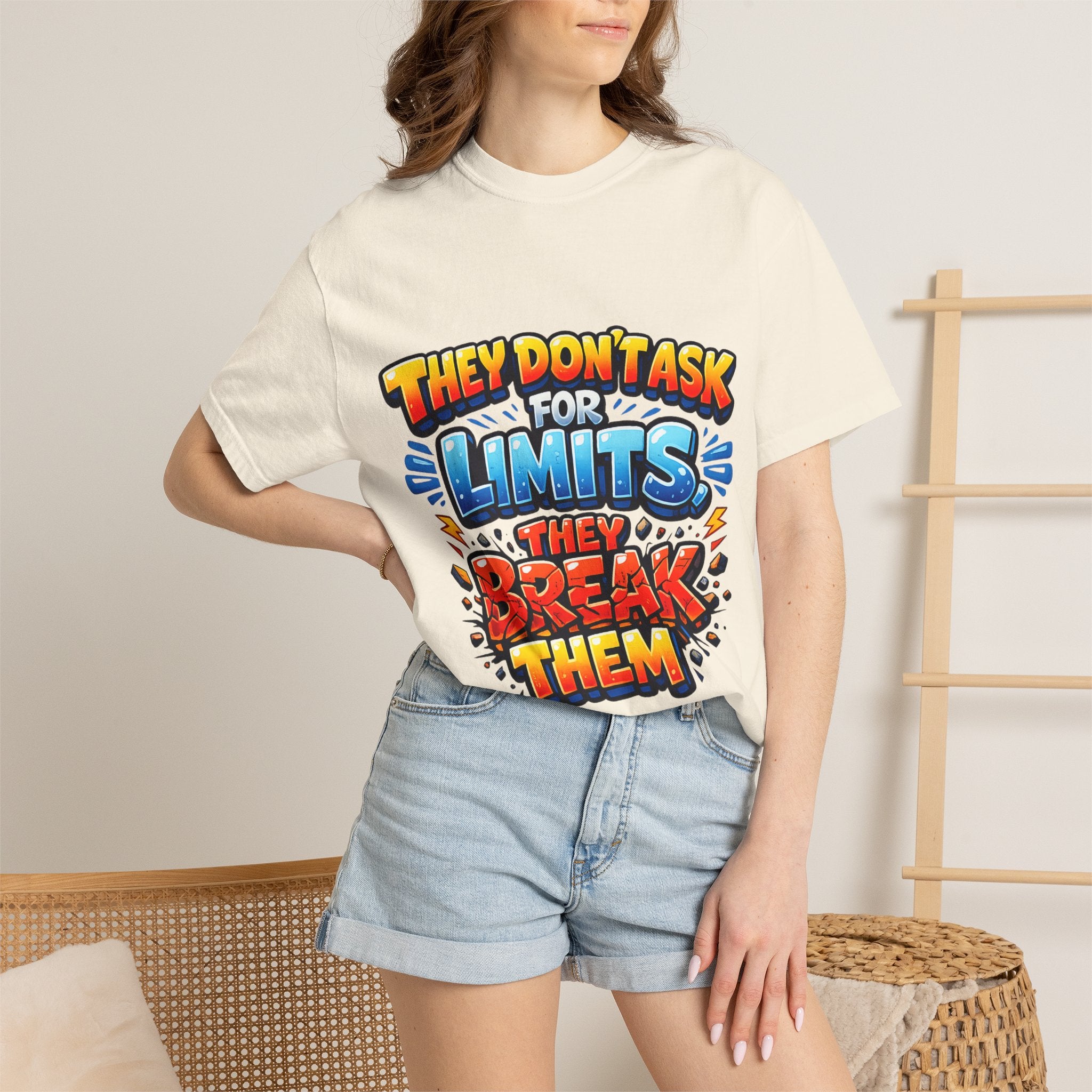 They Don't Ask For Limits They Break Them T-shirt | Motivational Graphic Tee