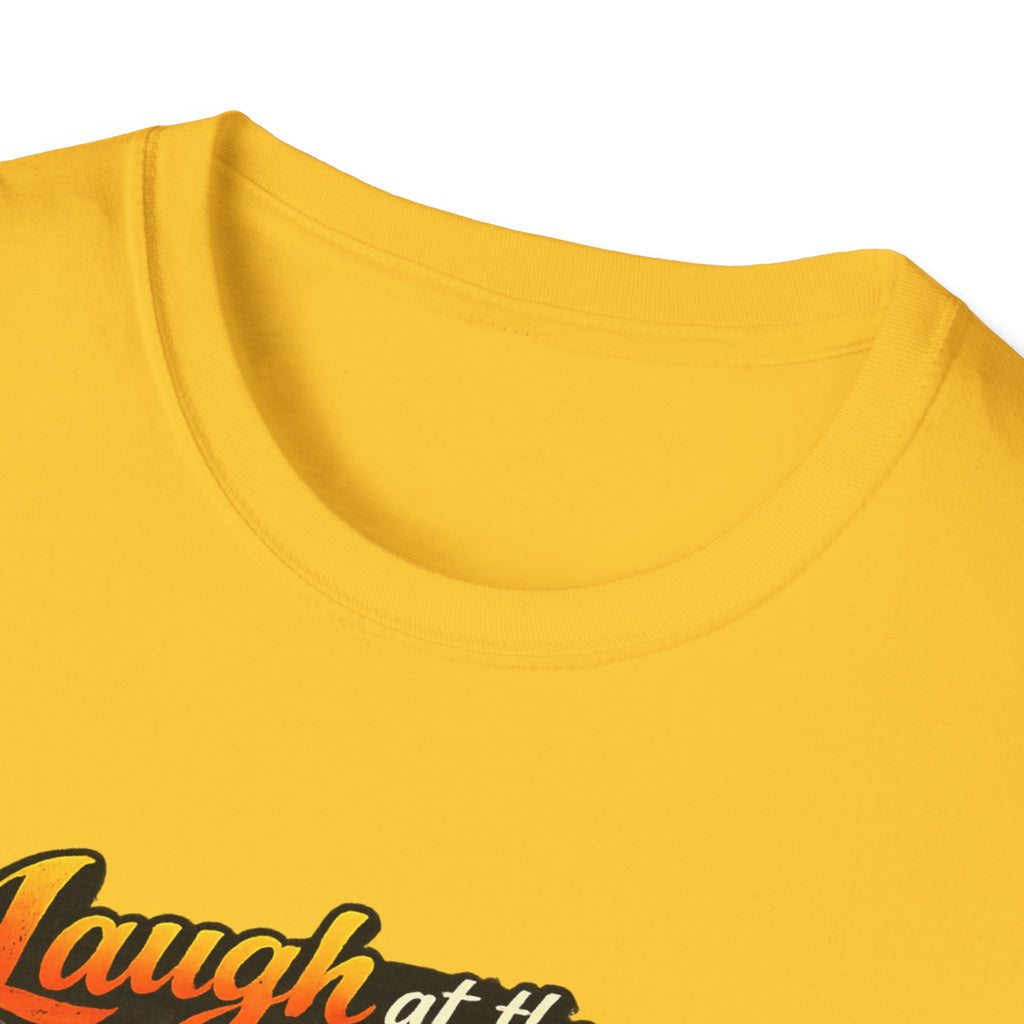 Laugh at the Chaos Sunset Road Trip T-Shirt — "Chase the Sunrise" Adventure Tee