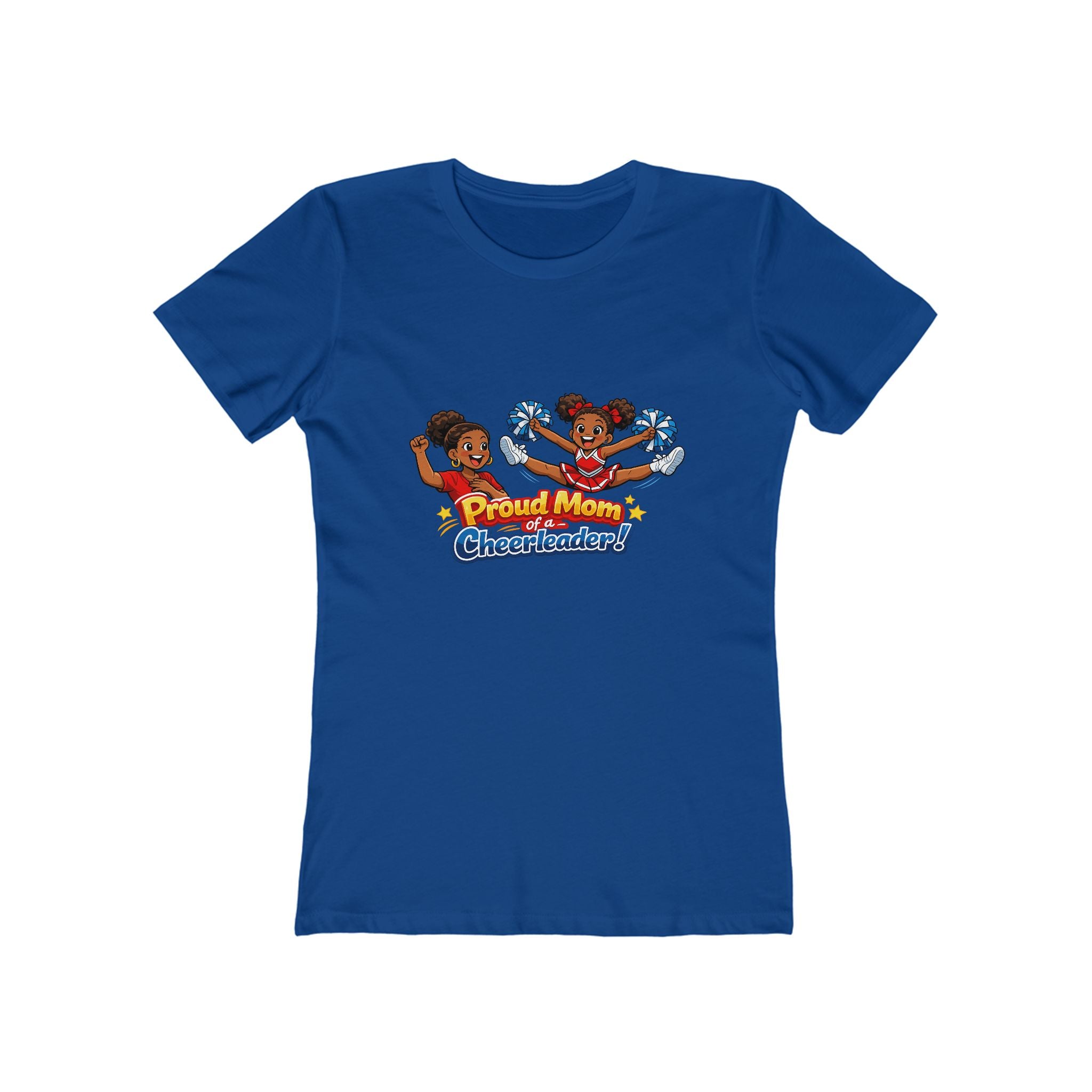 Proud Mom Cheerleader T-Shirt — "Proud Mom of a Cheerleader" Graphic Tee