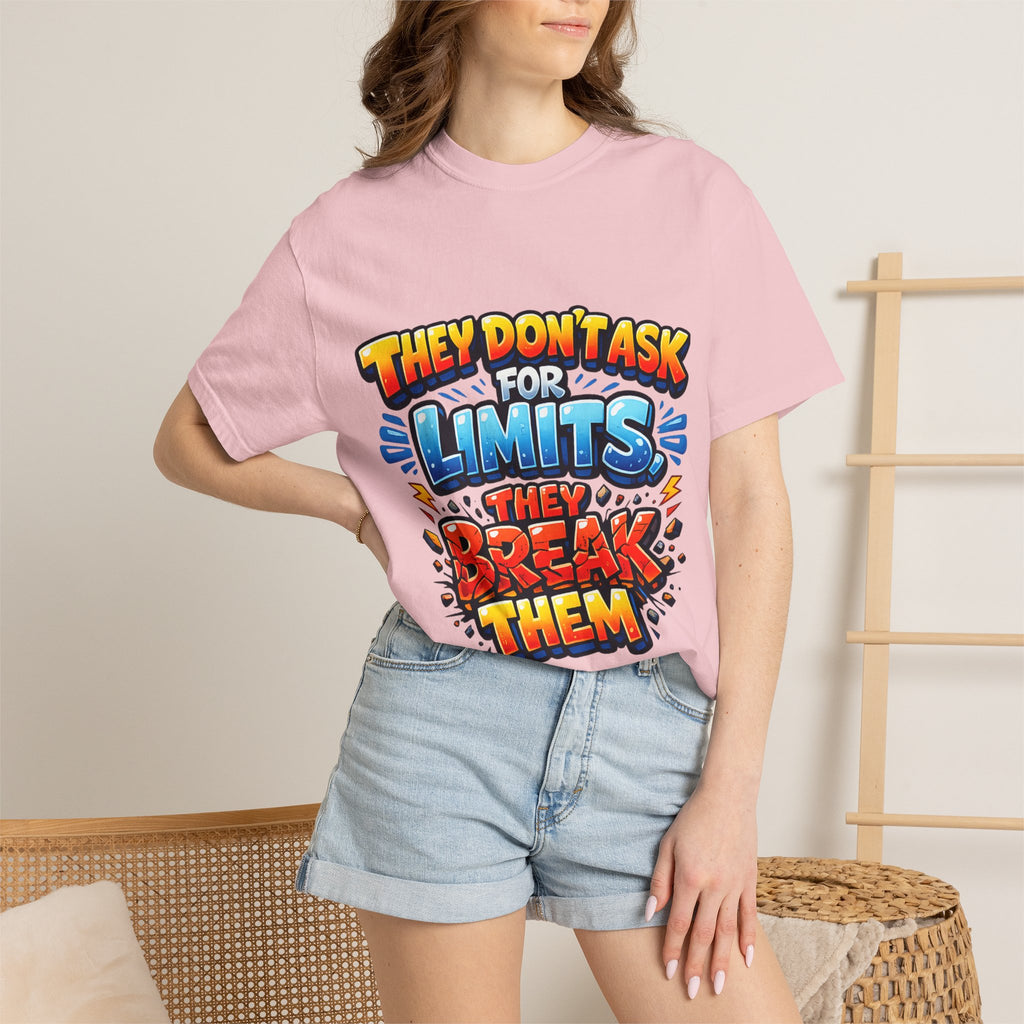 They Don't Ask For Limits They Break Them T-shirt | Motivational Graphic Tee