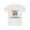 Hockey "Puck With Me" Graphic Tee — Ice Hockey Helmet & Crossed Sticks Shirt