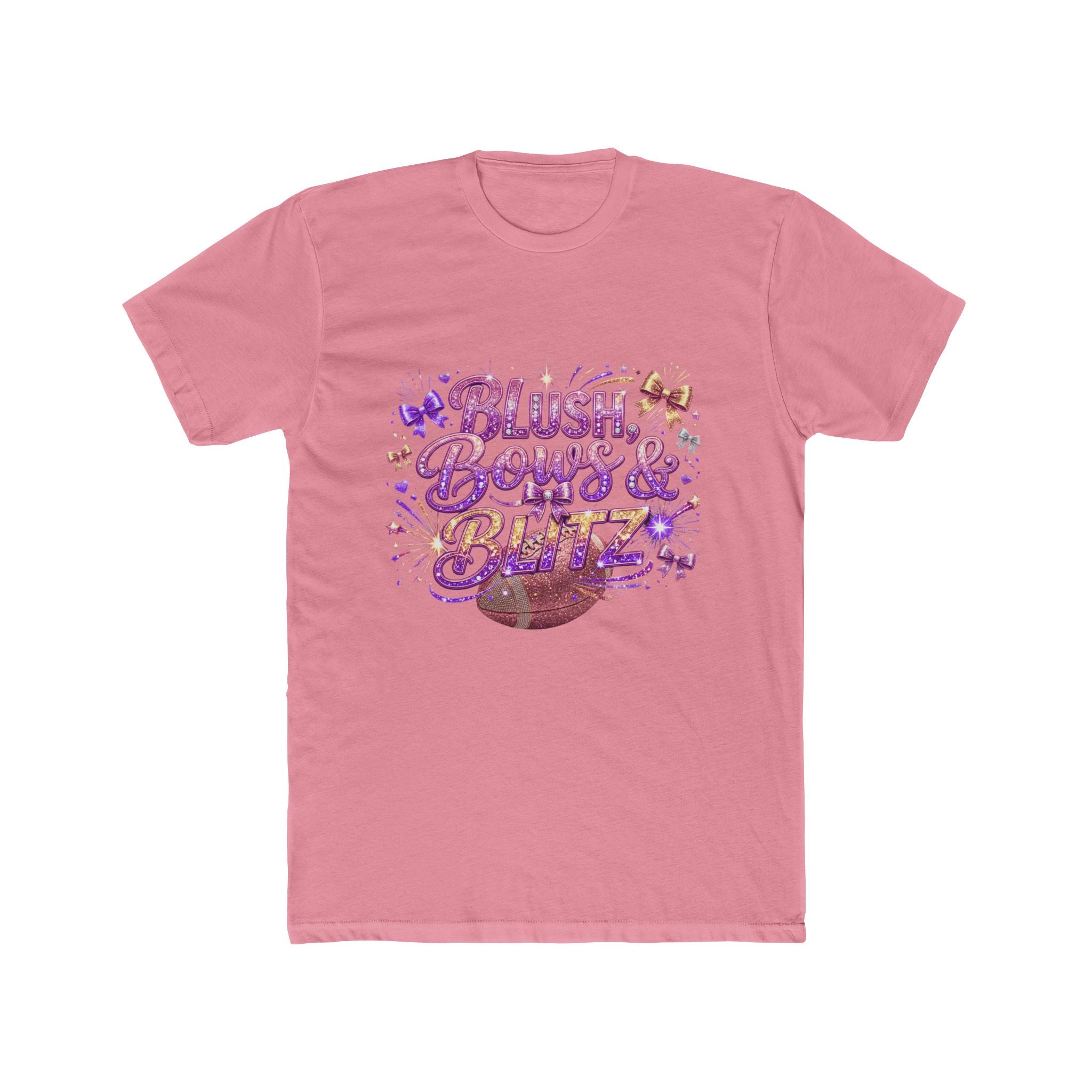 Blush, Bows & Blitz Graphic Tee — Cute Pastel Gaming Shirt
