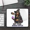 Not Your Average Witch Gaming Mouse Pad — Gothic Fantasy Witchcraft Desk Mat