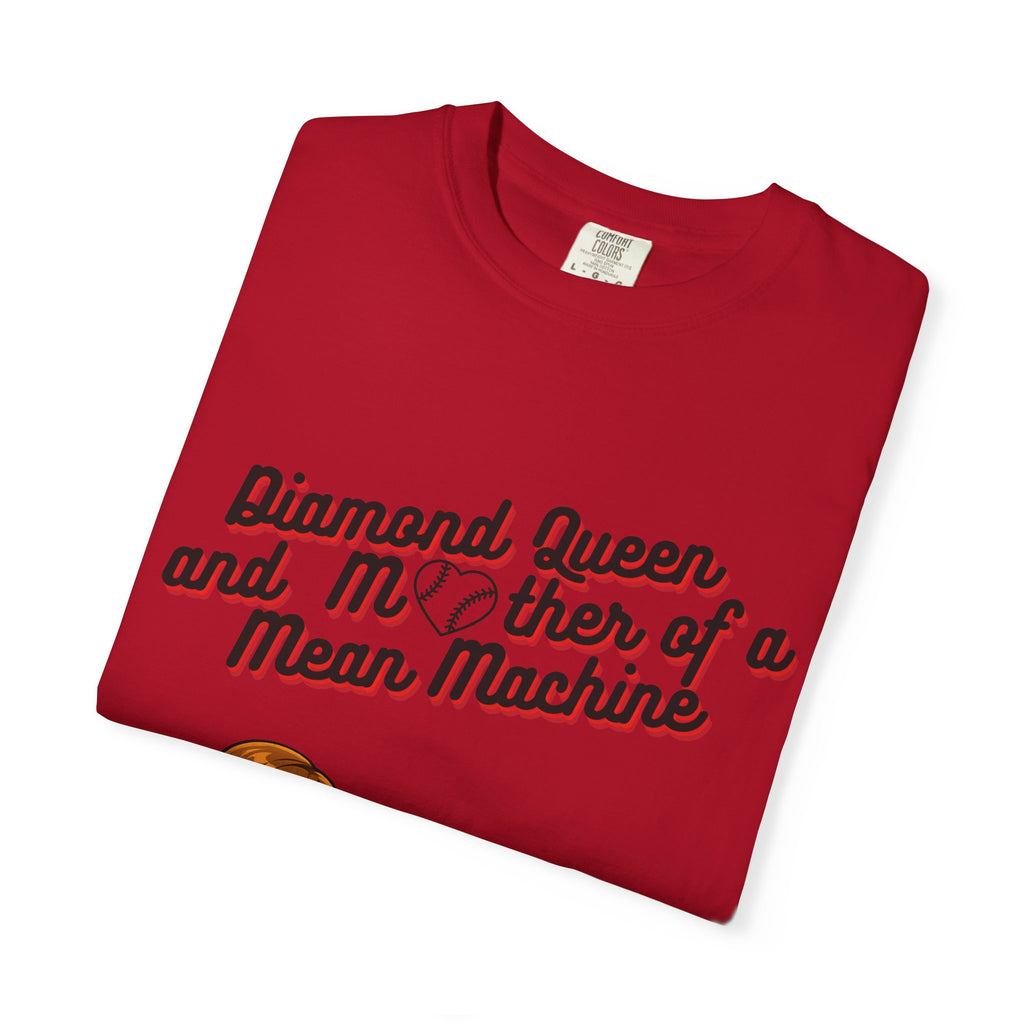 Diamond Queen & Mother of a Mean Machine T-Shirt — Mom and Daughter High-Five Graphic Tee